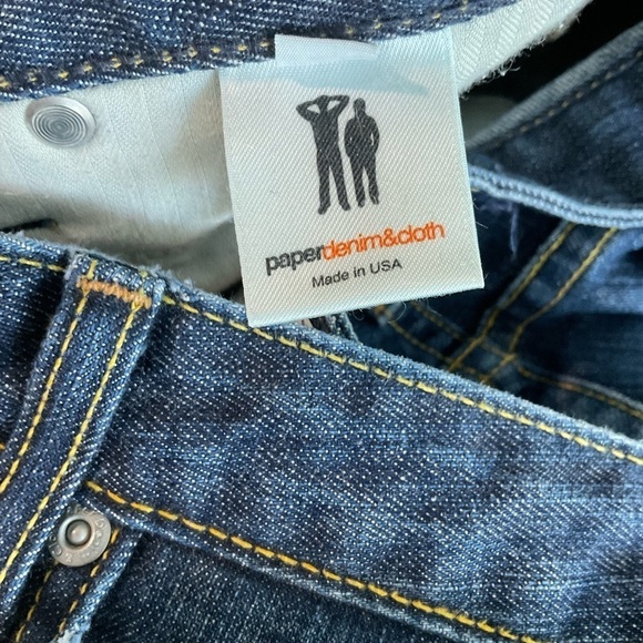 Paper Denim & Cloth PD&C Stretch Denim Blue Jeans Shorts Size 28 Low/Mid Rise🩵 - Picture 3 of 5